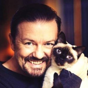 ricky-gervais-et-son-chat