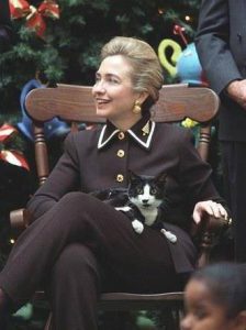 hillary-clinton-et-son-chat