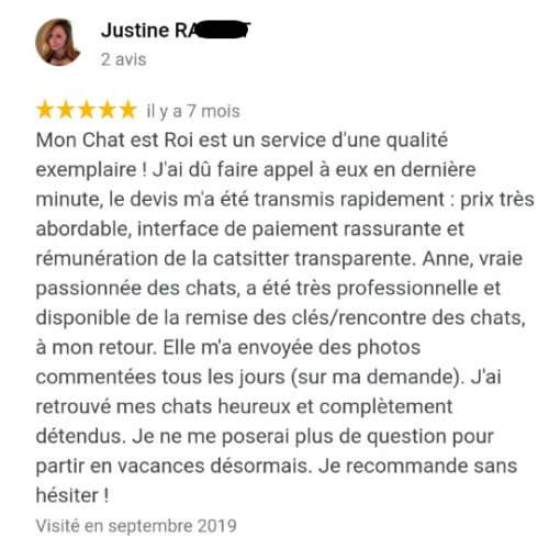 Avis Garde de Chat Marseille 1