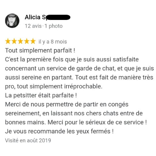 Avis Garde de Chat Toulouse