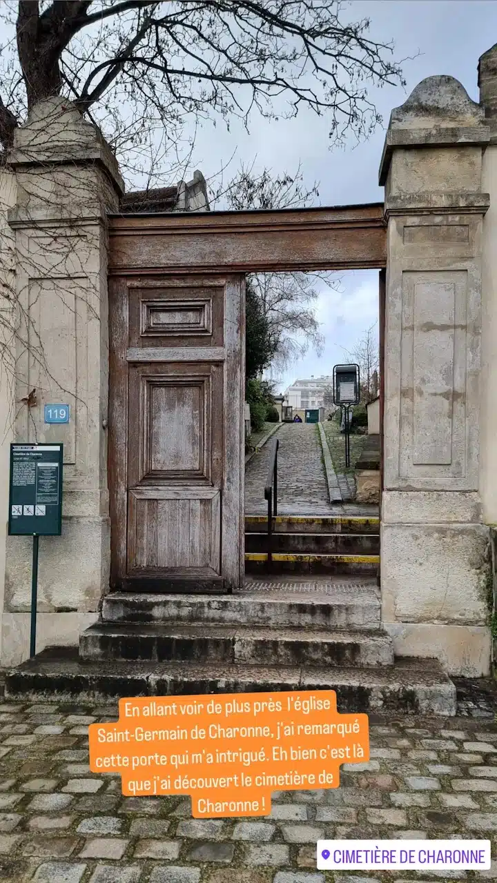 L'entrée du cimetière