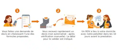 Les 3 étapes du fonctionnement de MonChatEstRoi